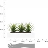 Aloes 3 sztuki sztuczne w donicy
