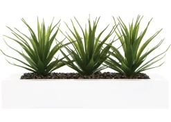 Aloes 3 sztuki sztuczne w donicy