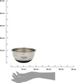 Antypoślizgowa miska ze stali nierdzewnej 20 cm