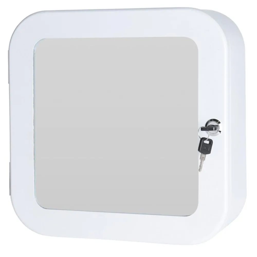 Apteczka ścienna biała z lustrem * Bathroom Solutions