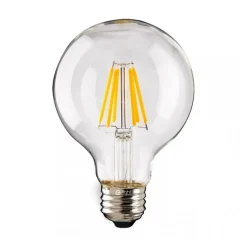 Żarówka Filamentowa LED 7W G125 E27 Ciepła 2700K
