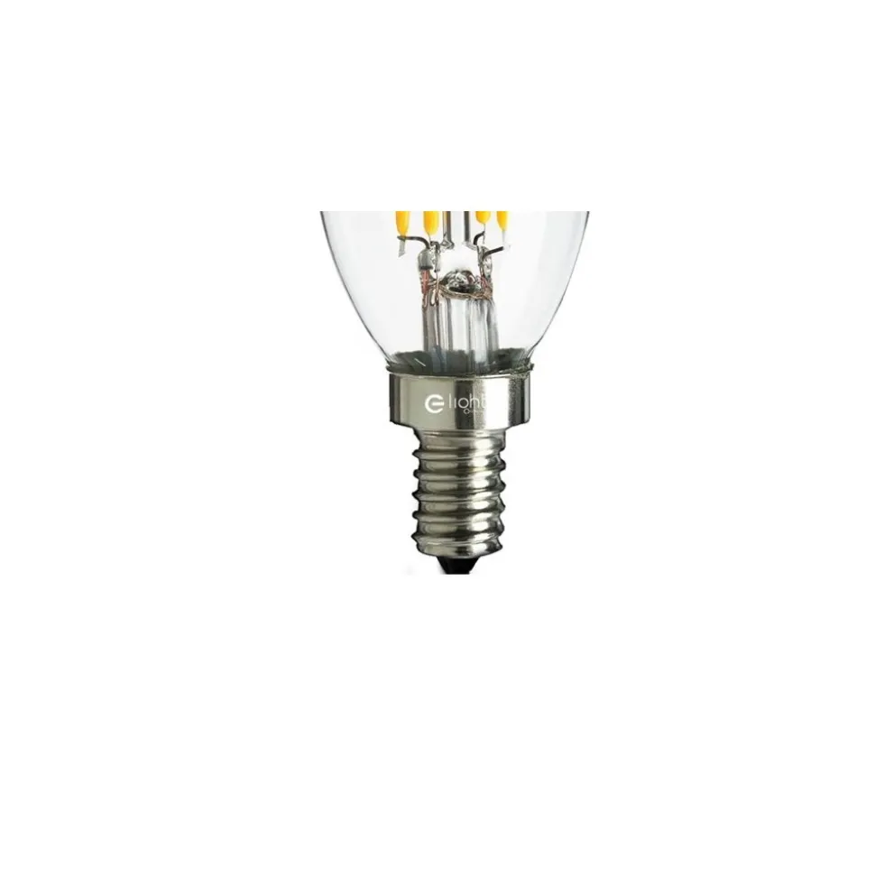Żarówka Filamentowa LED 4W Świeczka E14 Ciepła 2700K