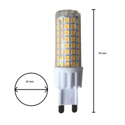 Żarówka LED 7W G9 Ciepła 3000K