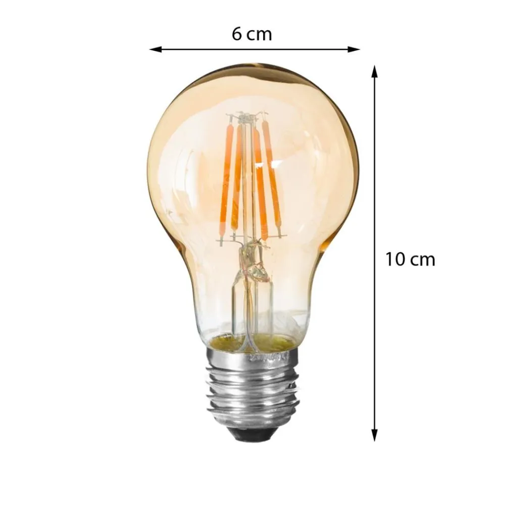 Żarówka LED Amber Straight 4,2W E27 * Atmosphera Best