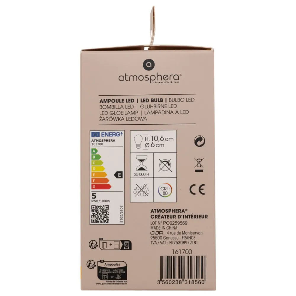 Żarówka LED Amber Straight 4,2W E27 * Atmosphera Best