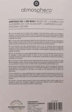 Żarówka LED Globe 4,9W E27 * Atmosphera Best