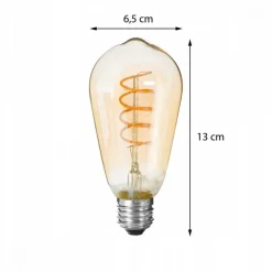 Żarówka LED Tear Twisted 4,9W E27 * Atmosphera Sale