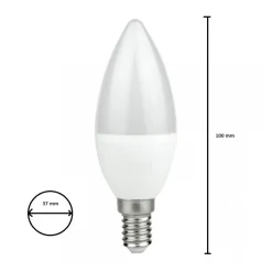 Żarówka LED 7W E14 C37 Świeczka Zimna * Eko-light Outlet