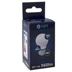 Żarówka LED 7W E27 G45 ciepła 3000K * Eko-light Online