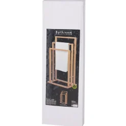 Łazienkowy stojak na ręczniki bambus 3-ramienny * Bathroom Solutions New