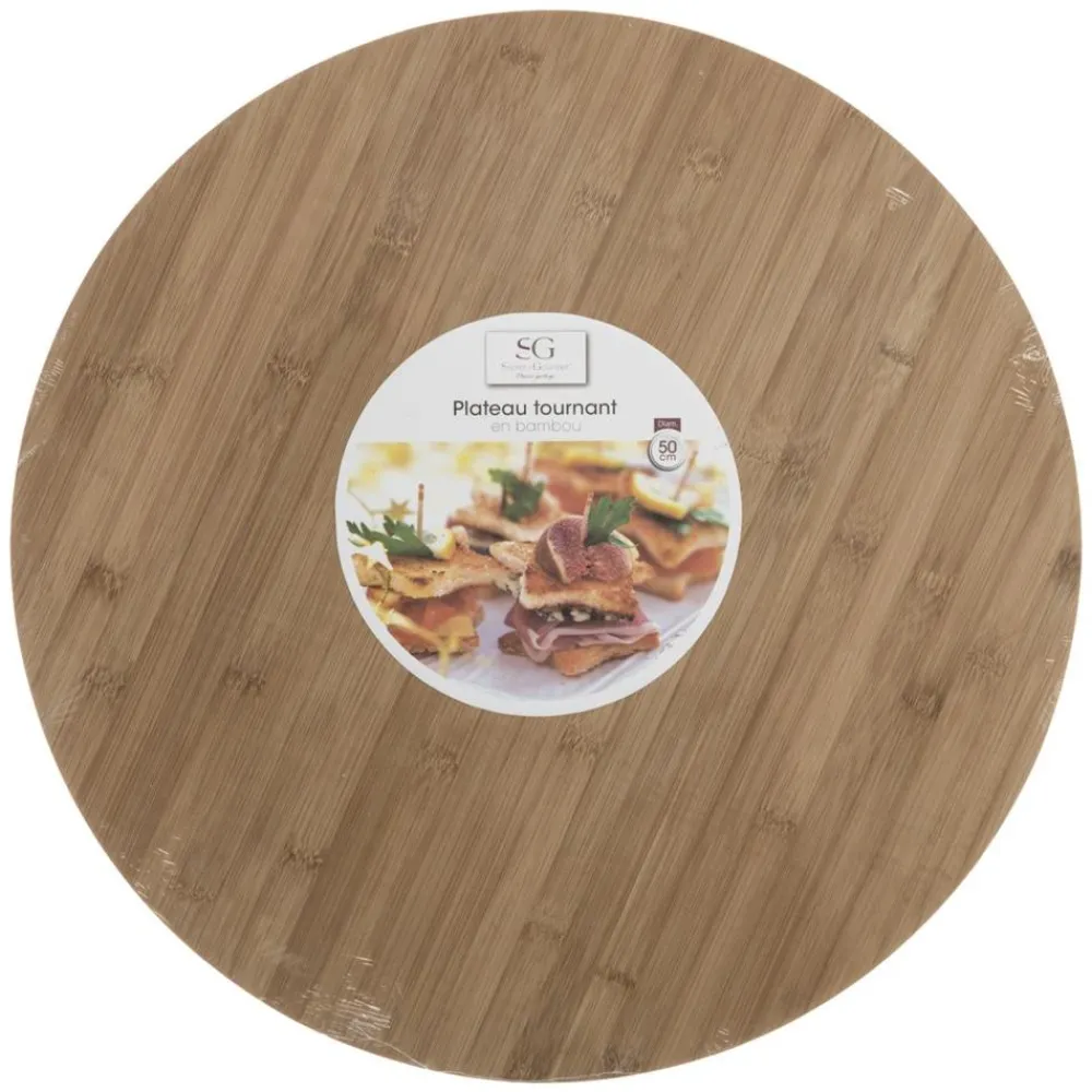 Bambusowa deska obrotowa 50 cm * Secret de Gourmet Sale