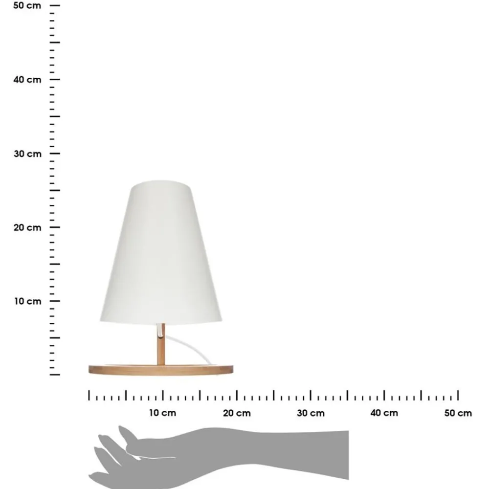 Bambusowa lampka nocna Pita 26,5 cm * Atmosphera