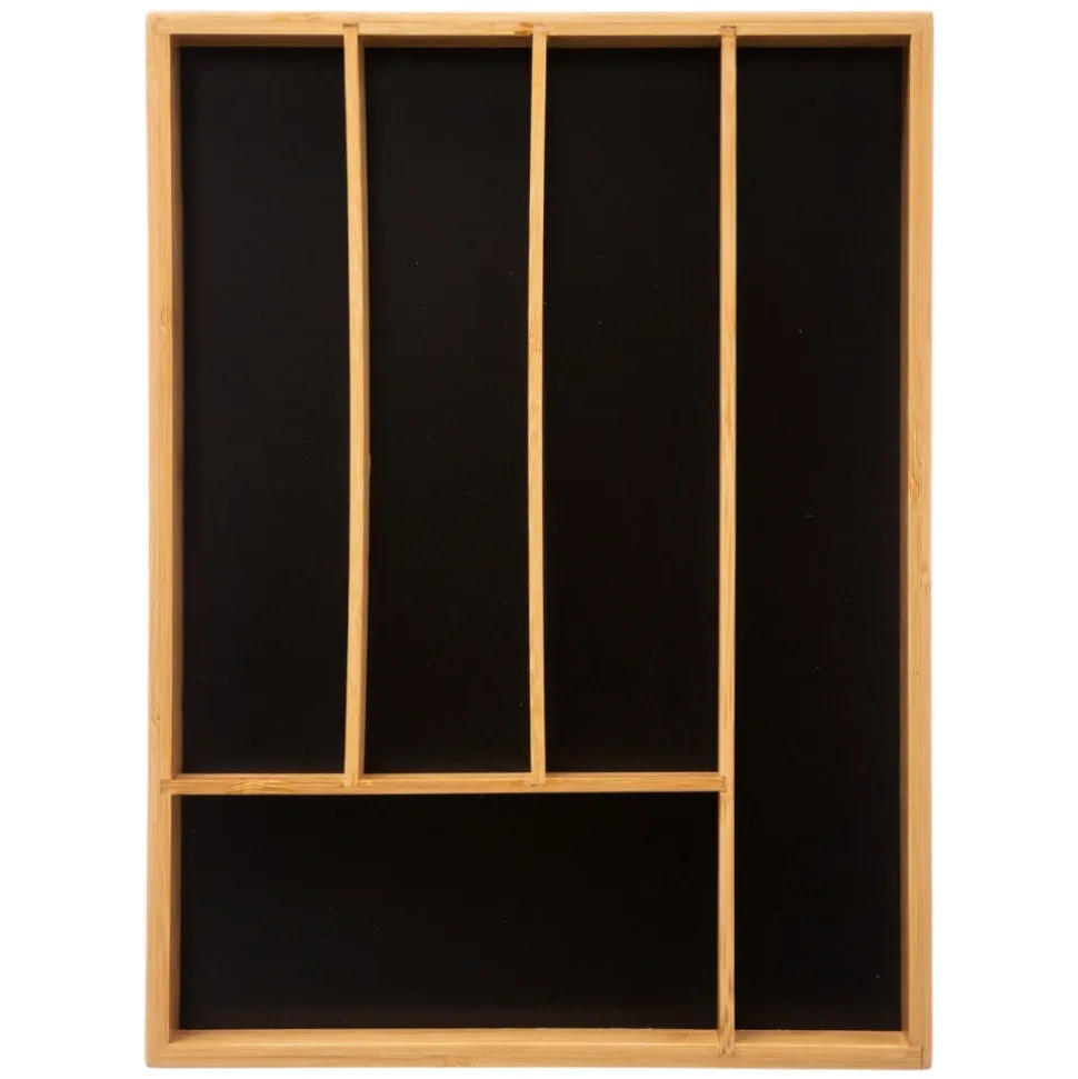 Bambusowy organizer do szuflady 34x25 cm