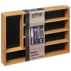 Bambusowy organizer do szuflady 34x25 cm
