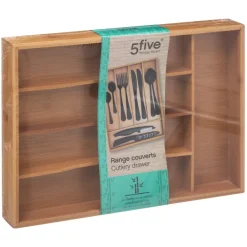 Bambusowy organizer na sztućce 25x34 cm * 5five Simply Smart Hot