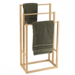 Bambusowy wieszak na 3 ręczniki Naturis * TENDANCE Discount