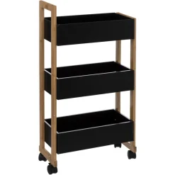Bambusowy wózek mobilny Natureo Black * 5five Simply Smart Best