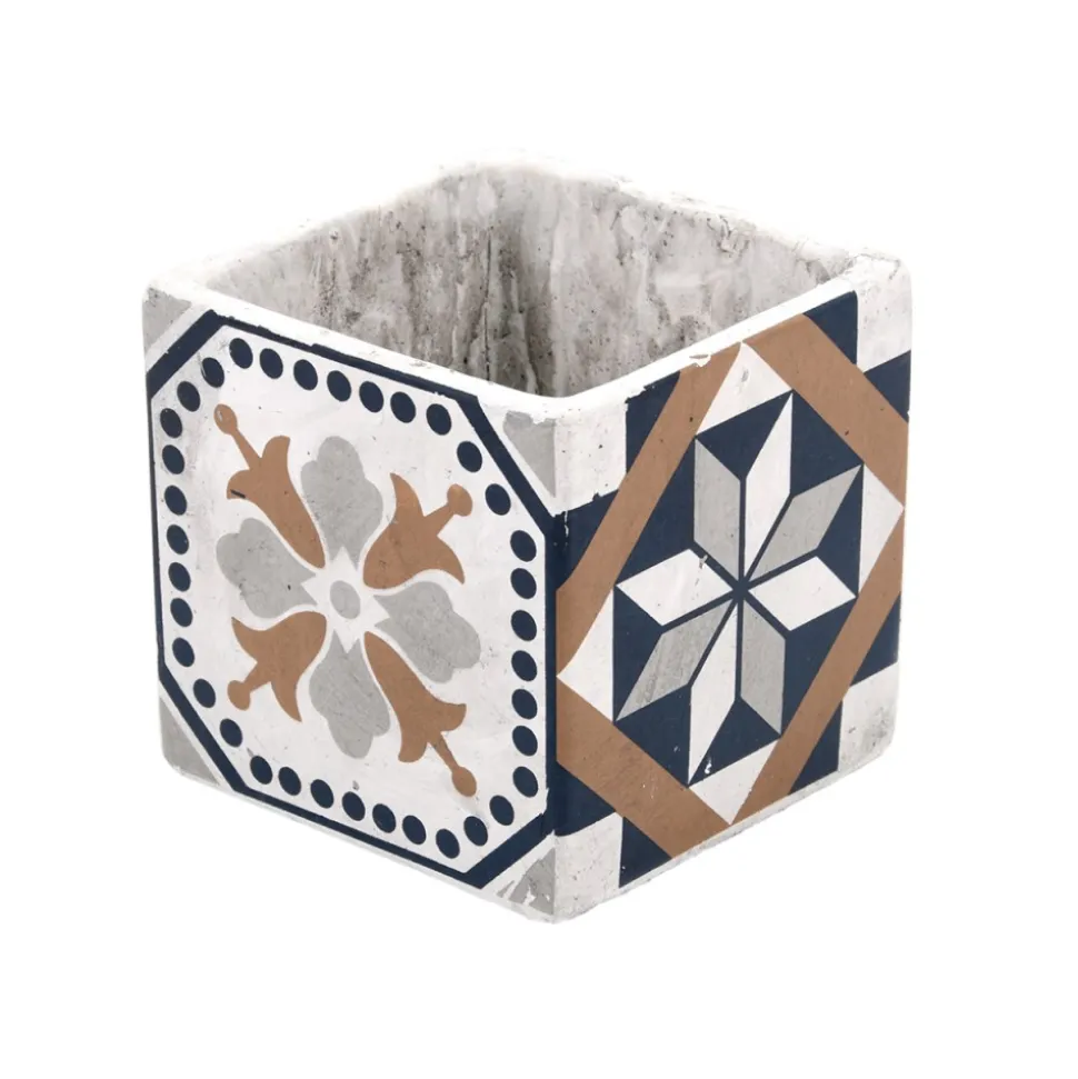 Betonowa doniczka Azulejos 11 cm