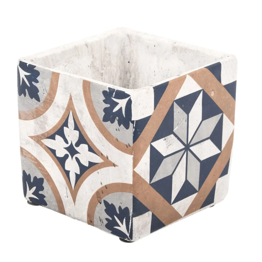 Betonowa doniczka Azulejos 13cm * Esschert Design New