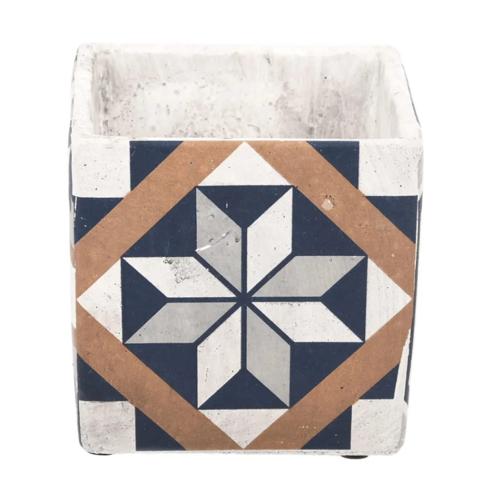 Betonowa doniczka Azulejos 13cm * Esschert Design New