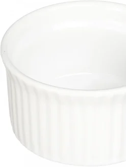 Biała ceramiczna foremka do zapiekania 9 cm