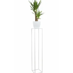 Biały nowoczesny kwietnik stojący 130 cm LOFT