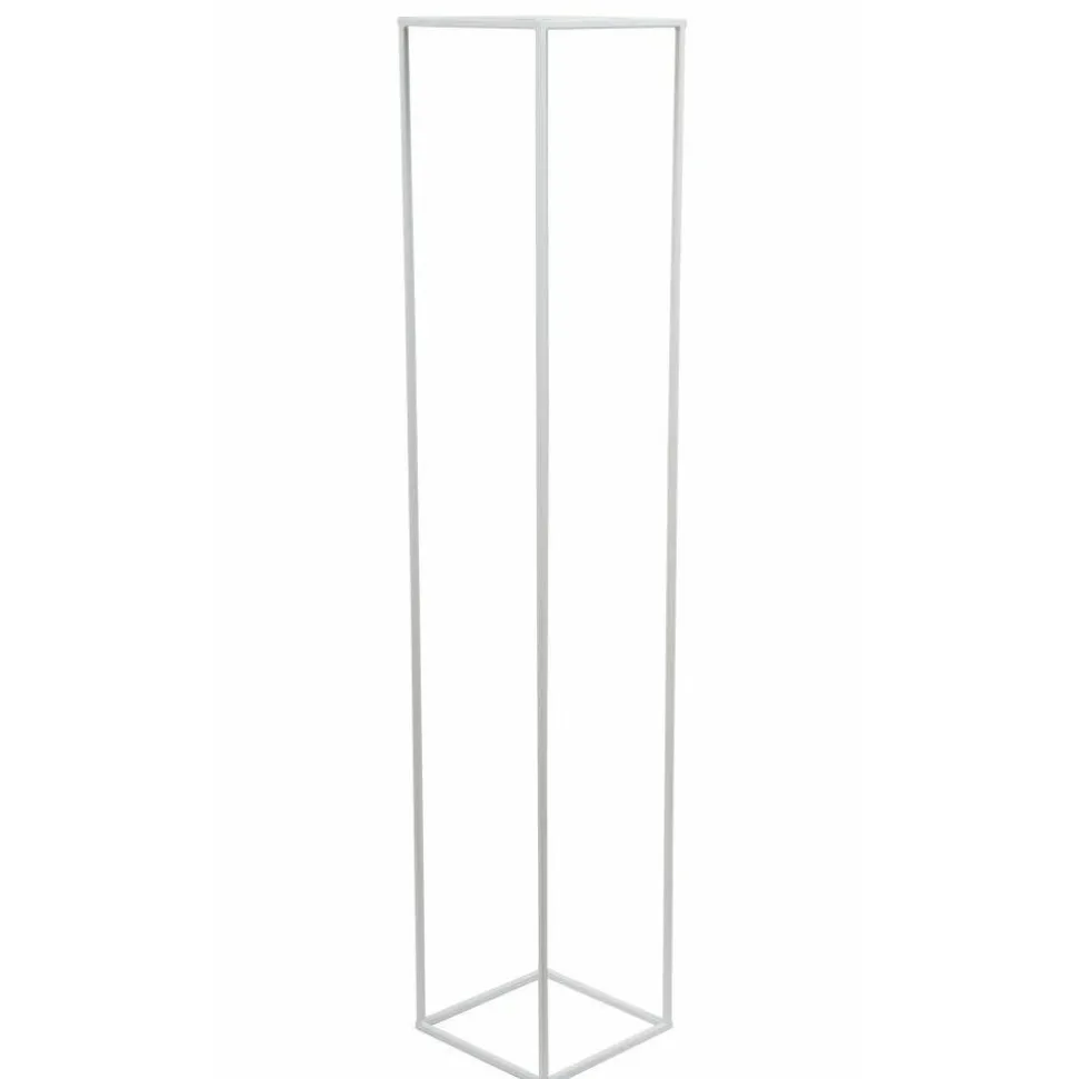 Biały nowoczesny kwietnik stojący 130 cm LOFT