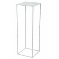 Biały nowoczesny kwietnik stojący 70 cm GLAM
