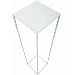 Biały nowoczesny kwietnik stojący 100 cm LOFT * HowHomely Outlet