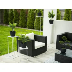 Biały nowoczesny kwietnik stojący 100 cm LOFT * HowHomely Outlet