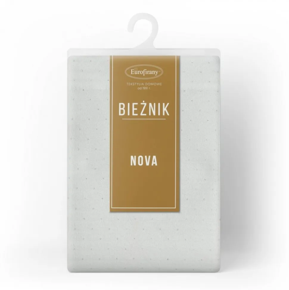 Bieżnik ELLEN 40x140 cm biały