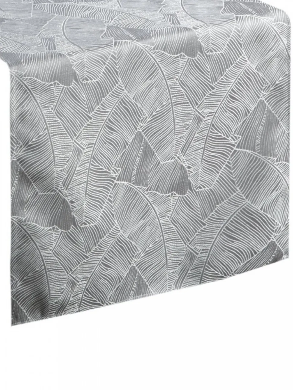 Bieżnik Isla 40x140 cm srebrny