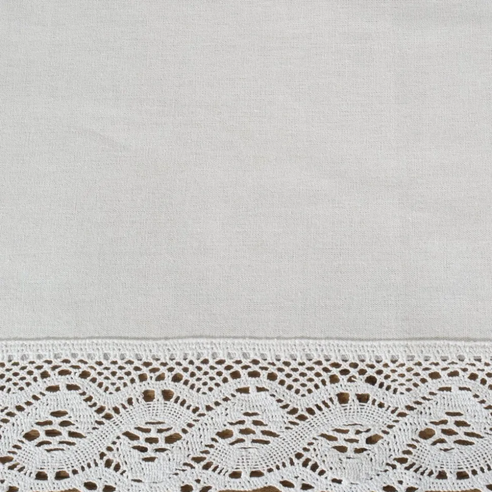 Bieżnik SUSAN 40X140 cm biały koronka