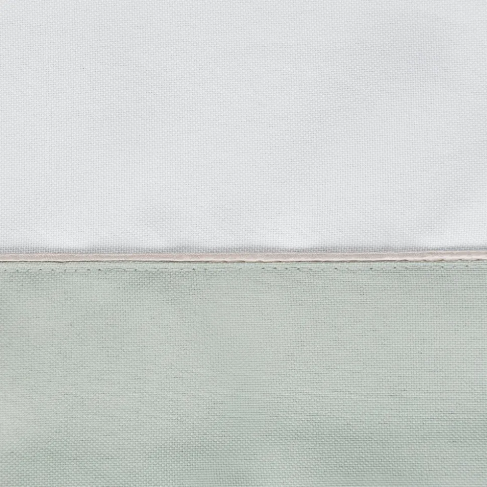 Bieżnik SYLVIA 40x140 cm biały oliwkowa kryza