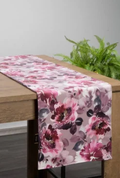 Bieżnik VELVET/1 35x180 cm pudrowy