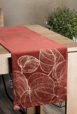 Bieżnik velvetowy BLINK 16 35x220 cm ceglasty
