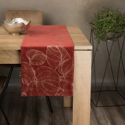 Bieżnik velvetowy BLINK 16 35x220 cm ceglasty