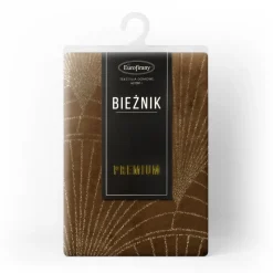 Bieżnik welwetowy BLINK 14 35x180 cm brązowy