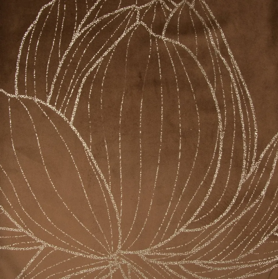 Bieżnik welwetowy BLINK 12 35x140 cm brązowy