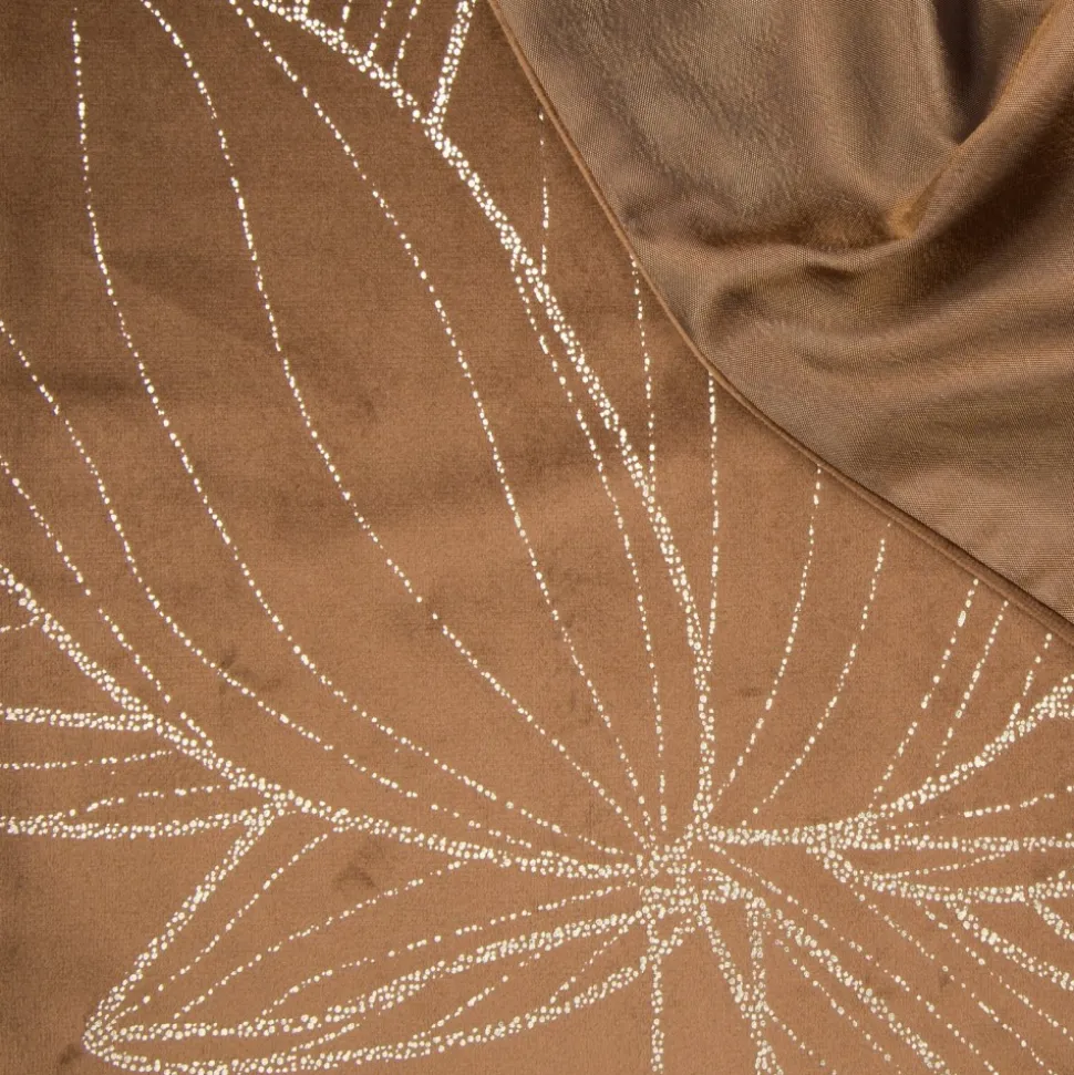 Bieżnik welwetowy BLINK 12 35x140 cm brązowy
