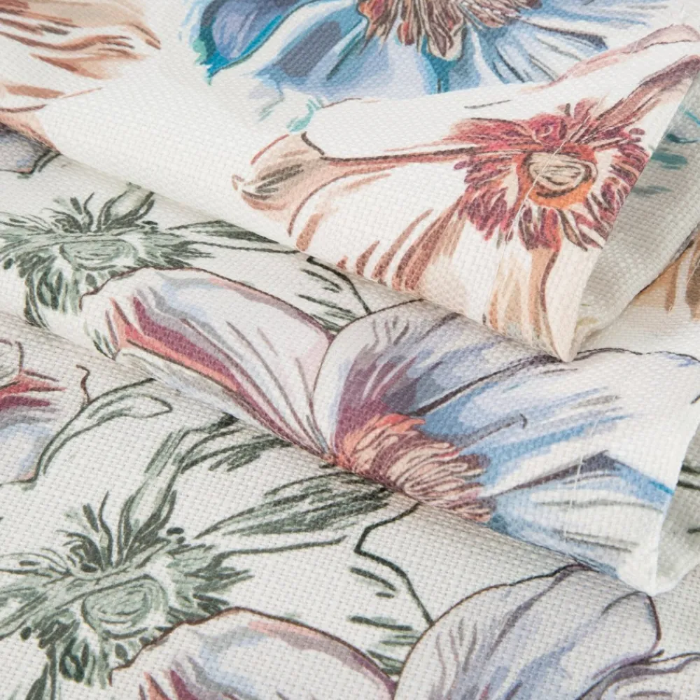 Bieżnik FLORE 7 40x140 cm biały kwiaty * EUROFIRANY B.B. Choczyńscy Sp.J. Online