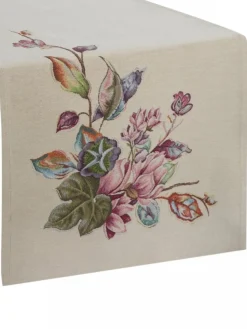 Bieżnik gobelinowy 1215/NAT 45x140 cm kwiaty * EUROFIRANY B.B. Choczyńscy Sp.J. Discount