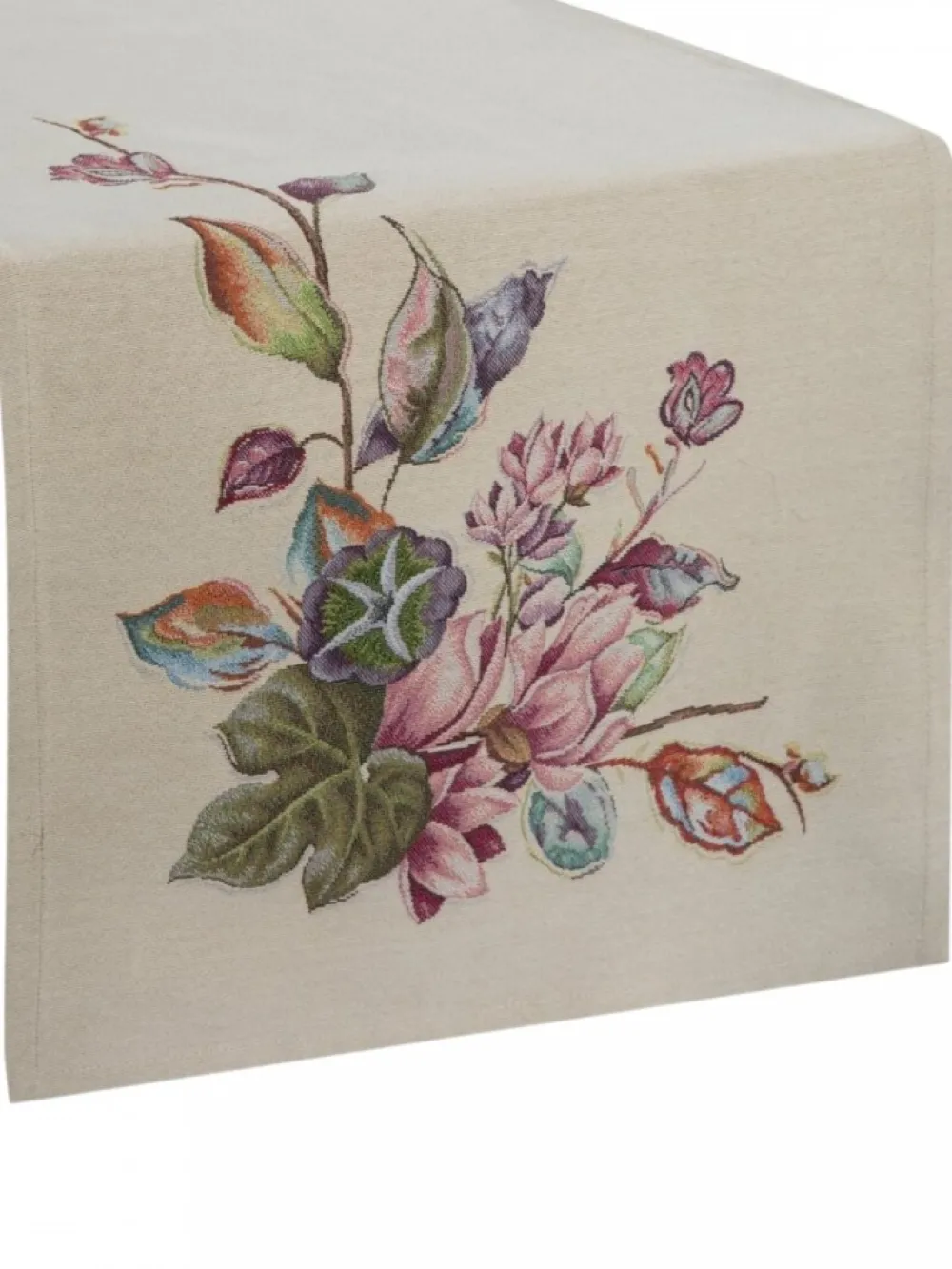 Bieżnik gobelinowy 1215/NAT 45x140 cm kwiaty * EUROFIRANY B.B. Choczyńscy Sp.J. Discount