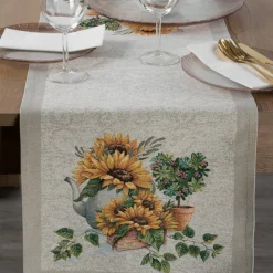 Bieżnik gobelinowy 57/NAT 45x140 cm słoneczniki * EUROFIRANY B.B. Choczyńscy Sp.J.