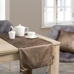 Bieżnik GOJA PIERRE CARDIN 40x140 cm brązowy * EUROFIRANY B.B. Choczyńscy Sp.J. Outlet