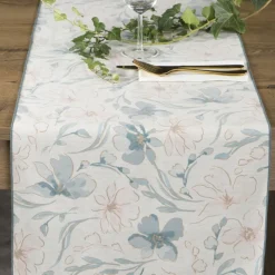 Bieżnik INES 10 40x180 cm naturalny kwiaty * EUROFIRANY B.B. Choczyńscy Sp.J.