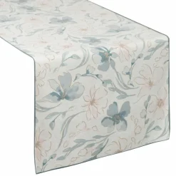 Bieżnik INES 10 40x140 cm naturalny kwiaty * EUROFIRANY B.B. Choczyńscy Sp.J. Discount