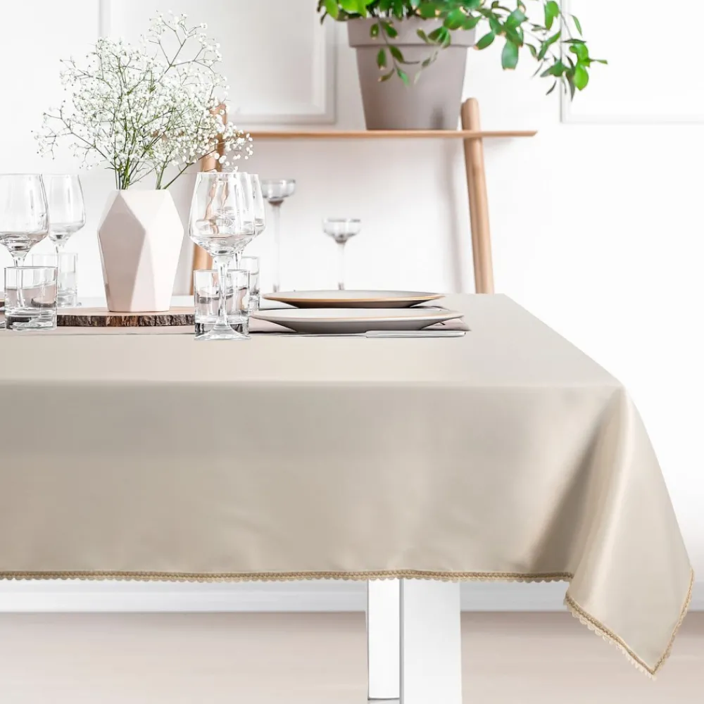 Bieżnik LACE 40x180 cm kremowy haftowane zdobienie * EUROFIRANY B.B. Choczyńscy Sp.J.