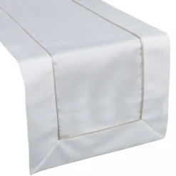 Bieżnik MADELE 40x140 cm biały złoty * EUROFIRANY B.B. Choczyńscy Sp.J.