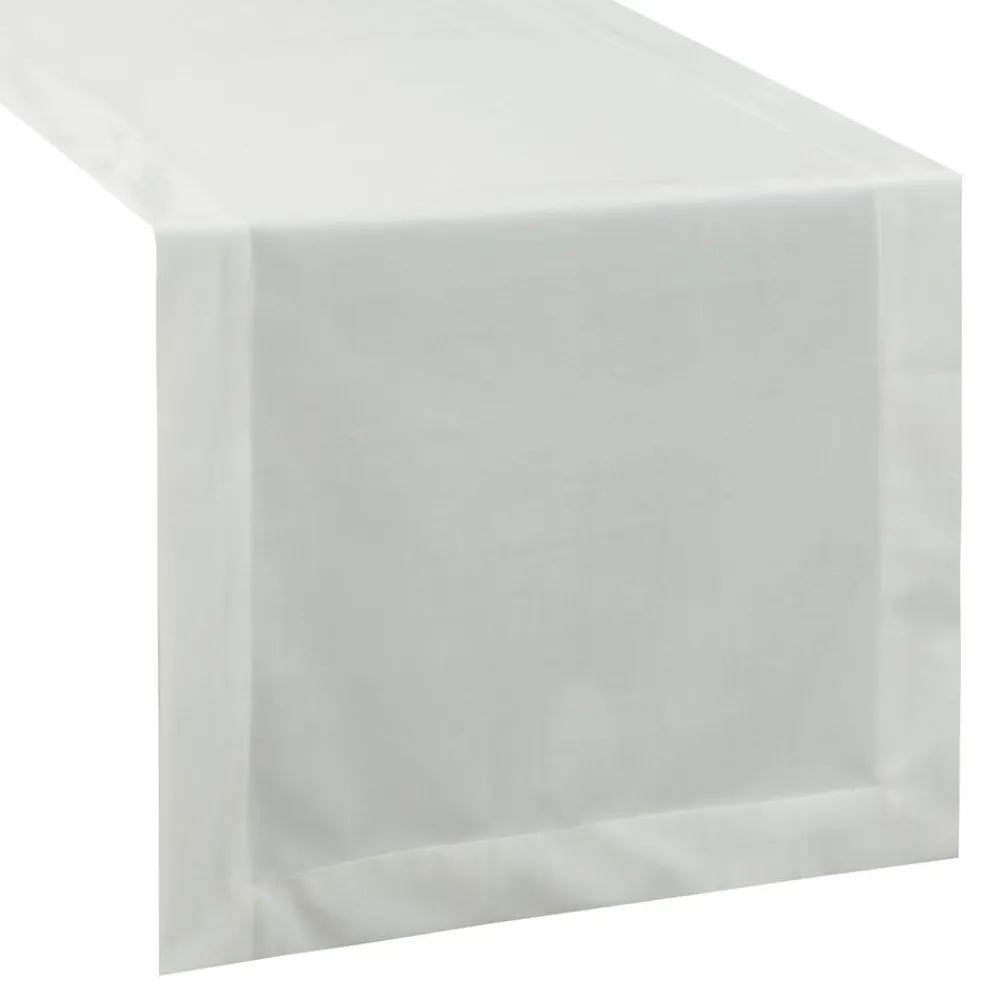 Bieżnik MELINDA 40x140 biały listwa * EUROFIRANY B.B. Choczyńscy Sp.J. Clearance